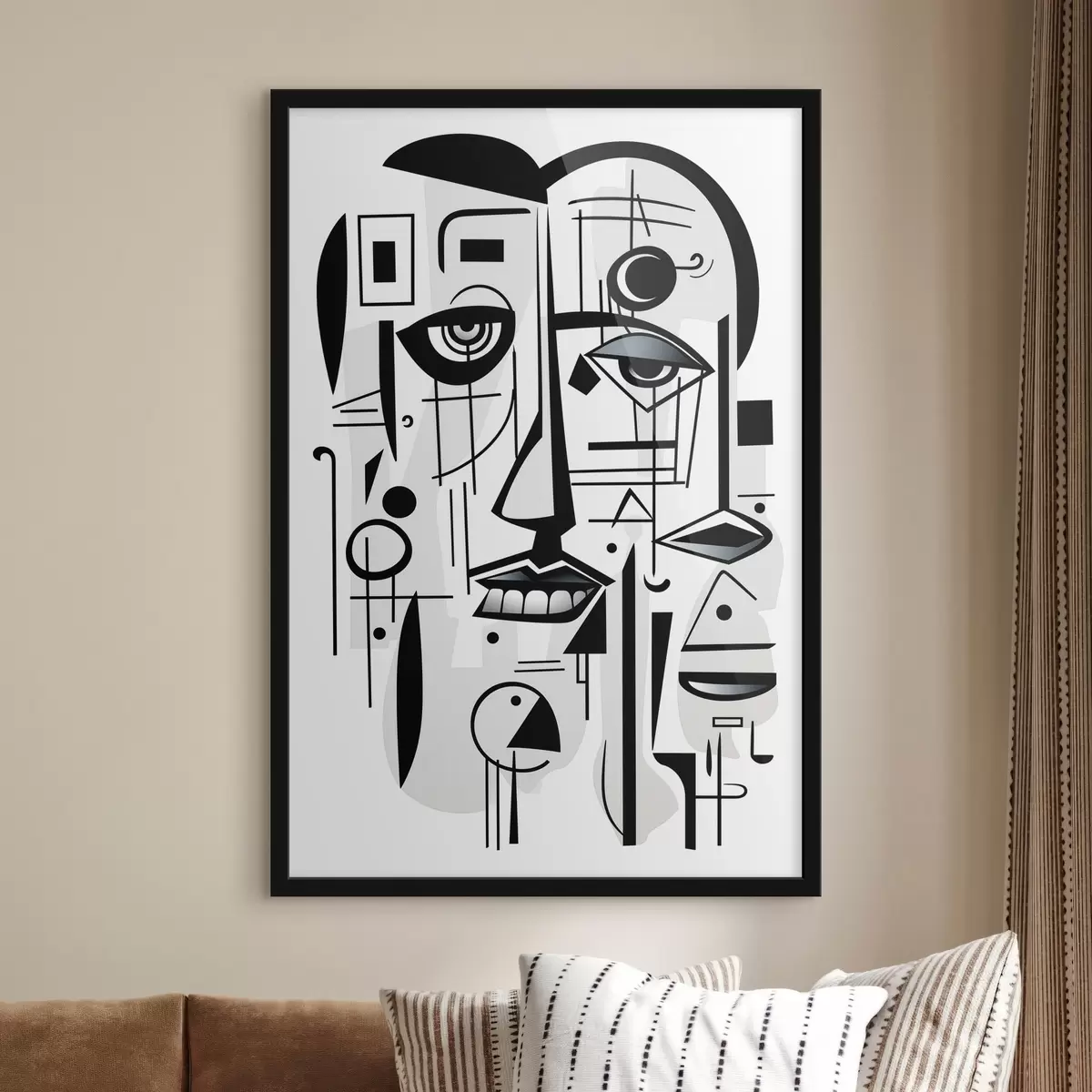 Poster Față abstractă f44276