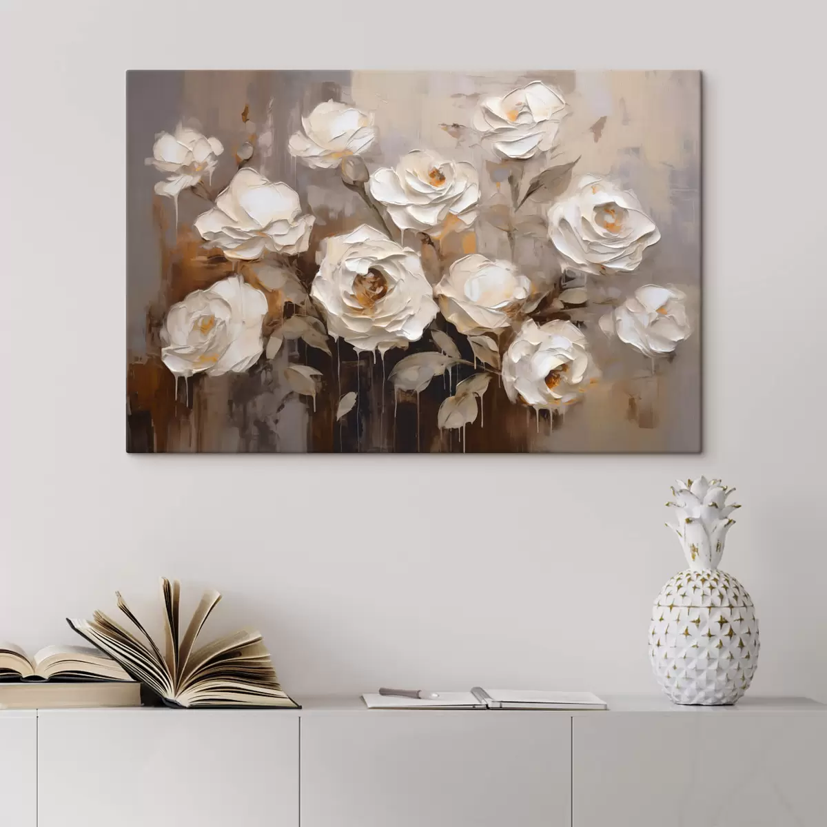 Tablouri Buchet abstract de trandafiri s44364