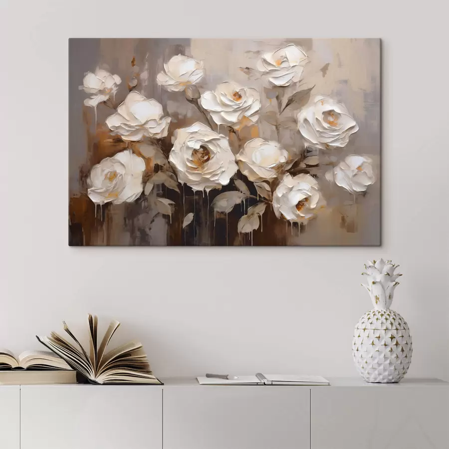 Tablouri Buchet abstract de trandafiri s44364