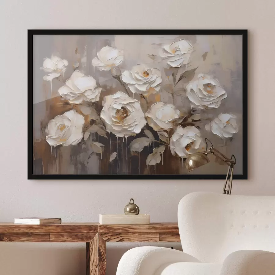 fototapet Buchet abstract de trandafiri f44364