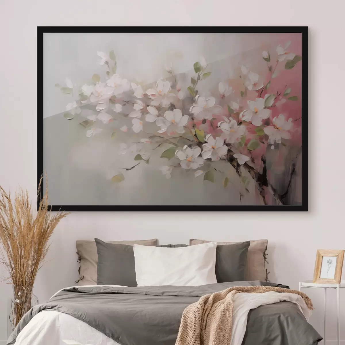 Poster Ramură abstractă cu flori moi f44366