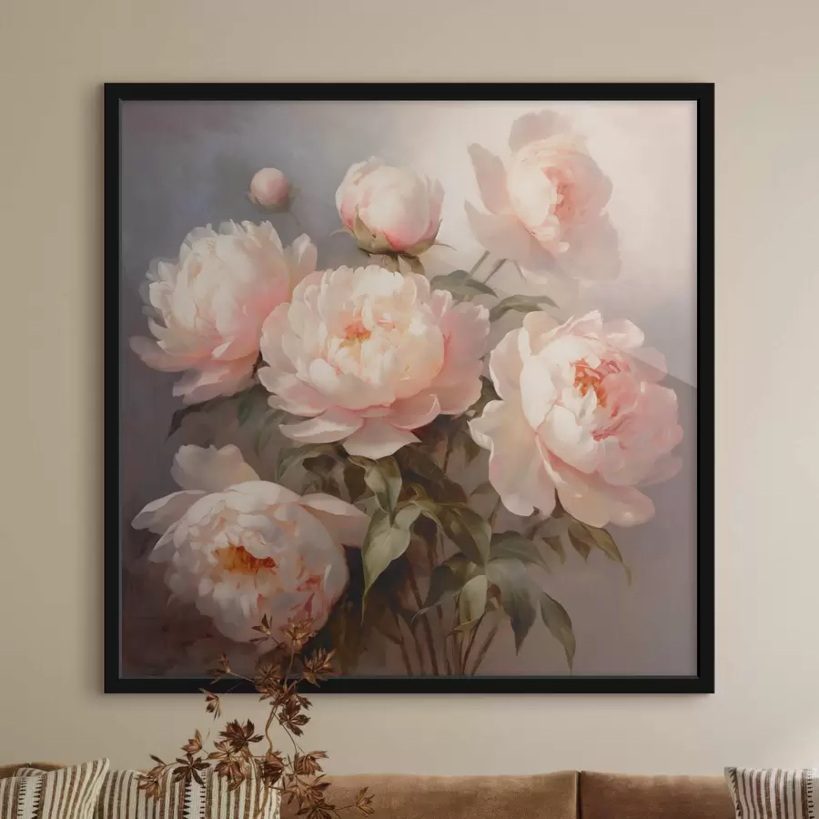 Tablouri Un buchet de bujori f44412