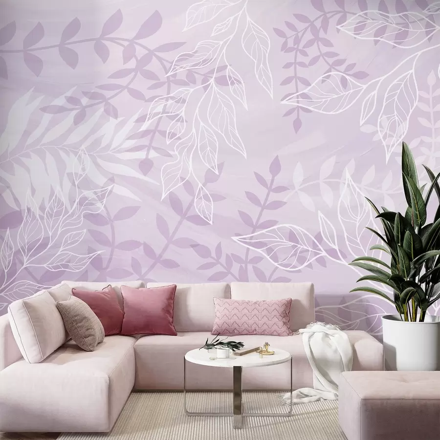 fototapet Frunze conturate w03984v1