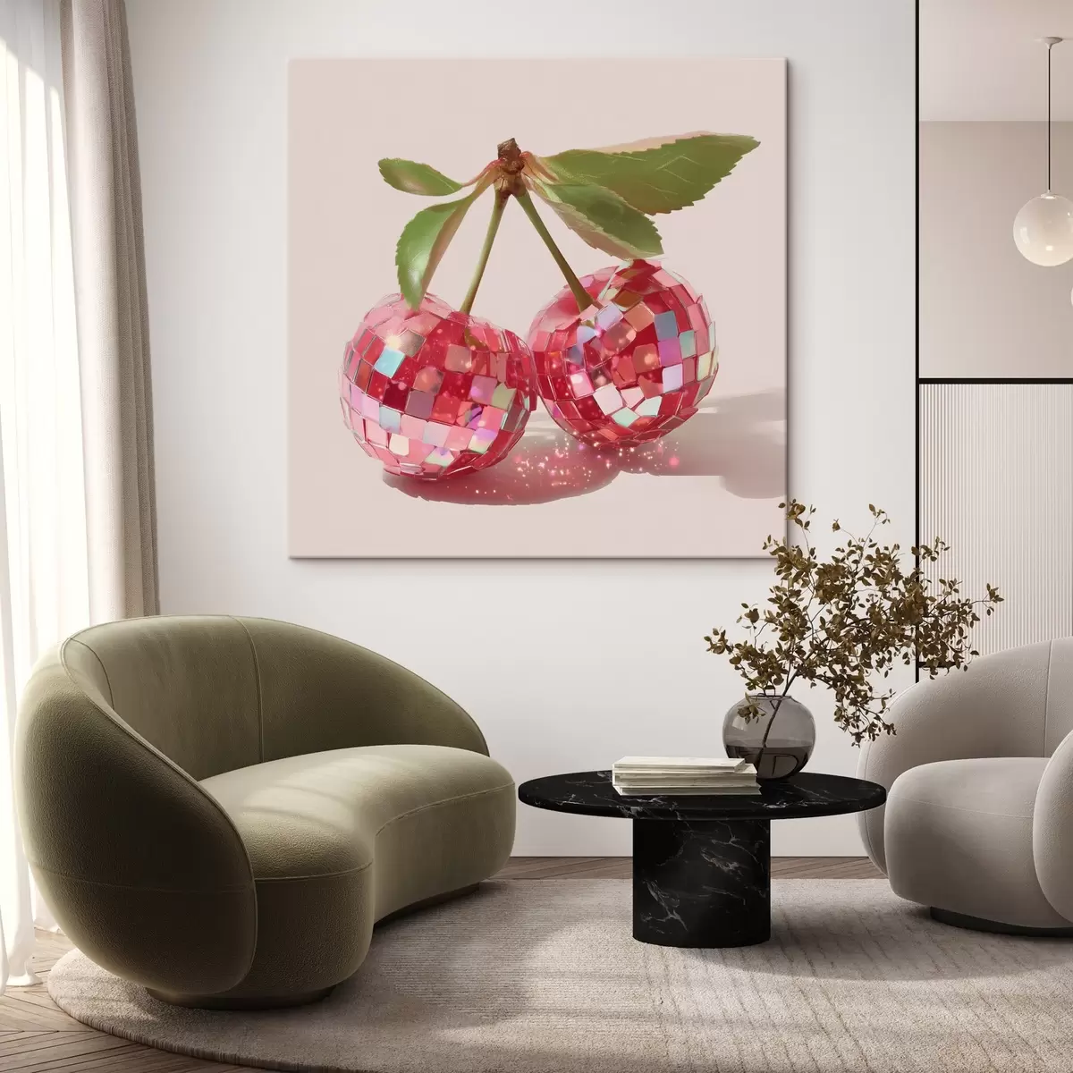 Tablouri Mici cireșe strălucitoare s44345