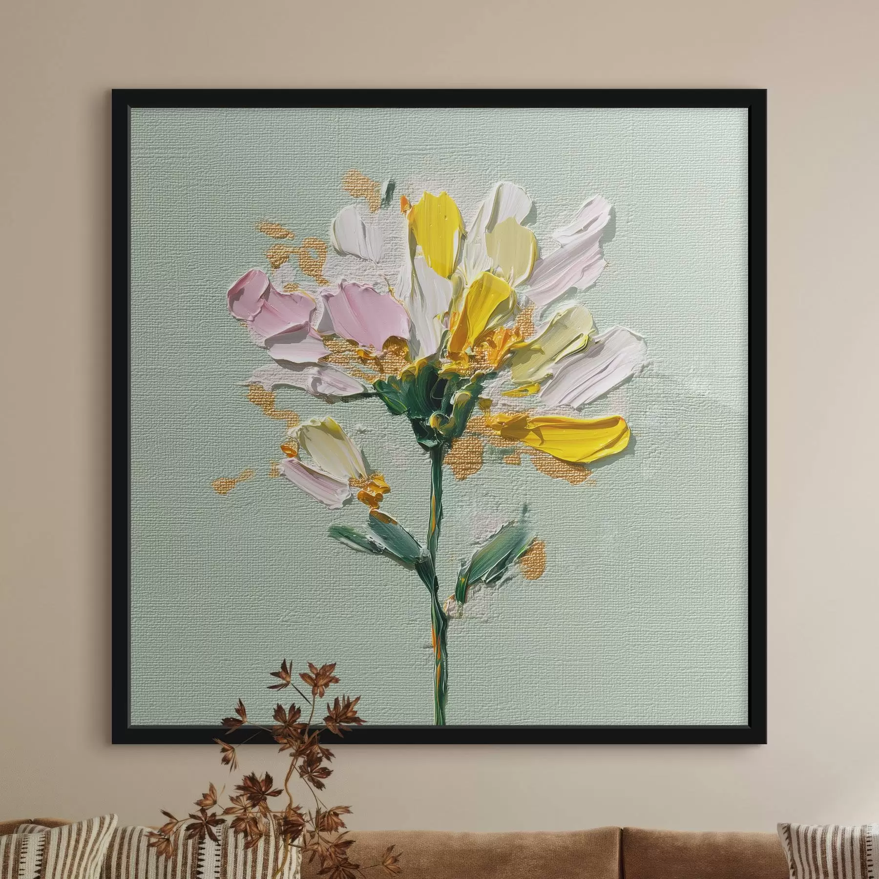 fototapet Buchet însorit pe un fundal de mentă f44354