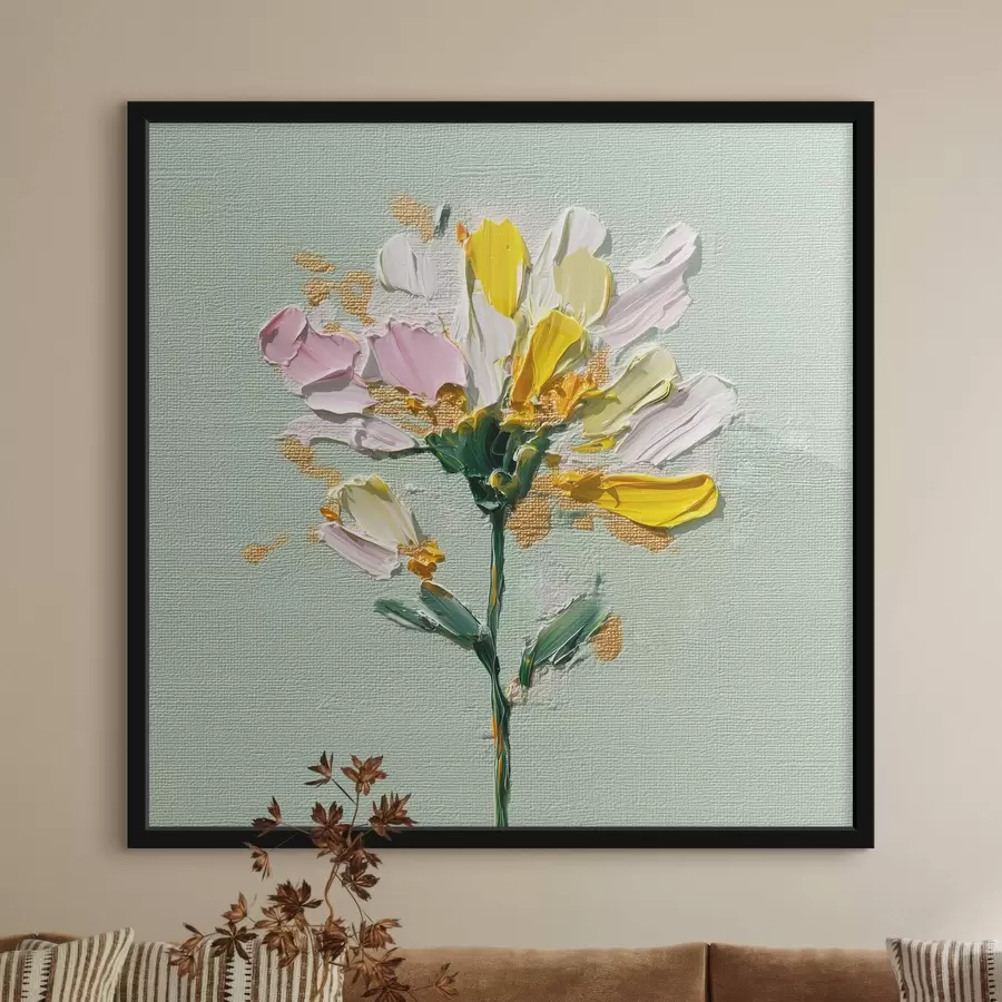 fototapet Buchet însorit pe un fundal de mentă f44354