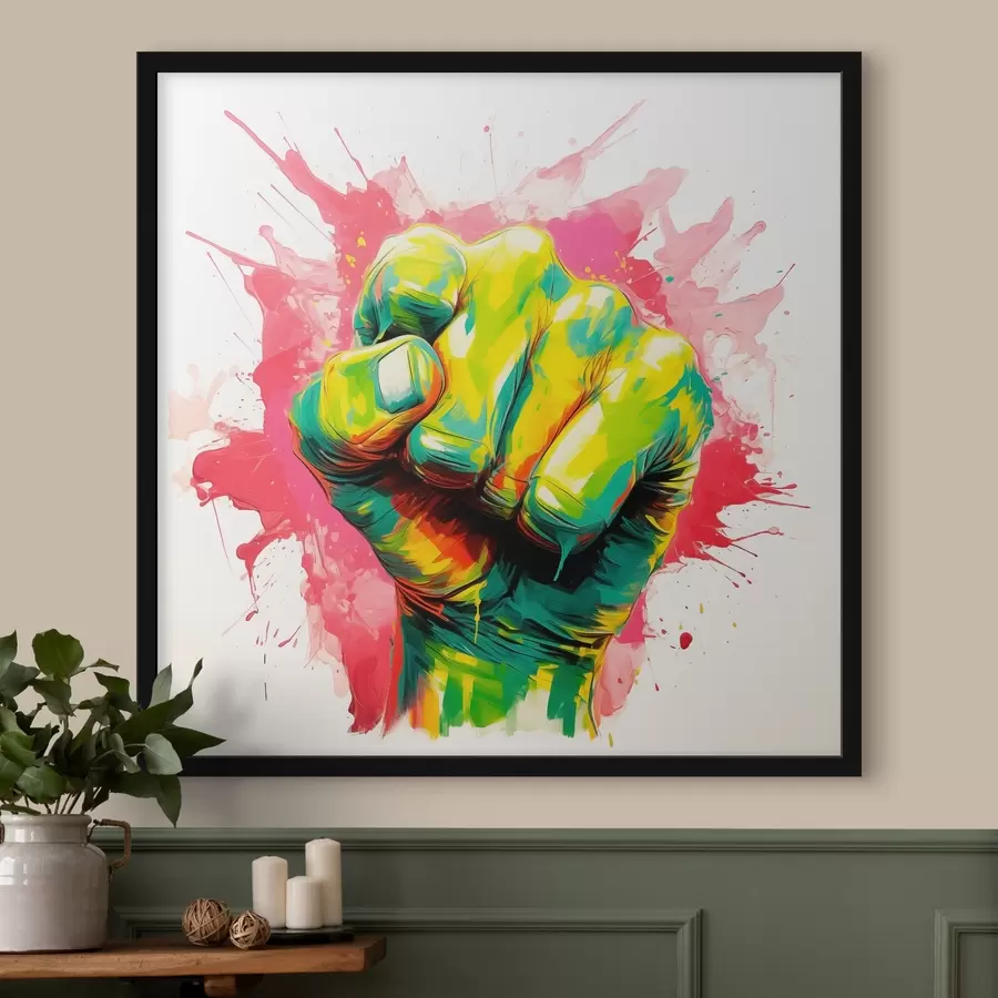 fototapet Pumn impregnat cu culoare f44355