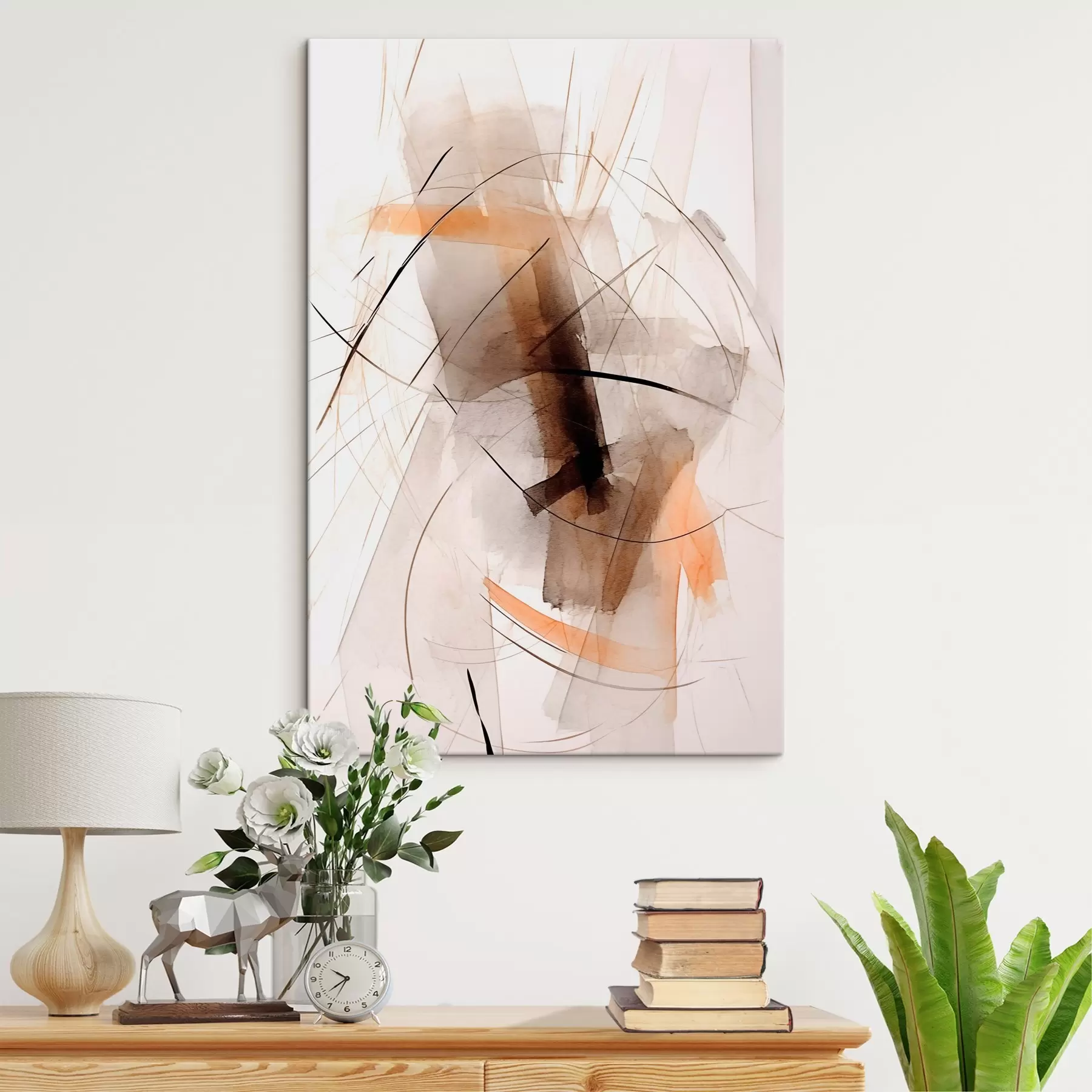 fototapet Abstractizarea liniilor și petelor s44423