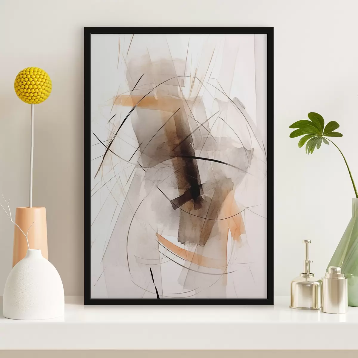 Poster Abstractizarea liniilor și petelor f44423