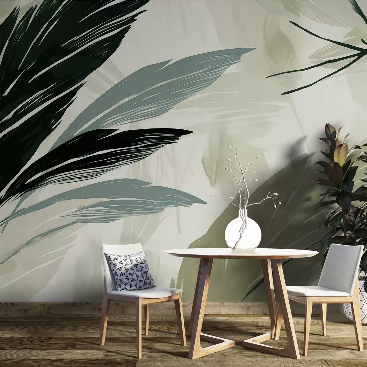 fototapet Pene abstracte multicolore w04037v3