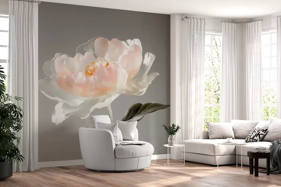 fototapet floare mare stil sticlă w04030