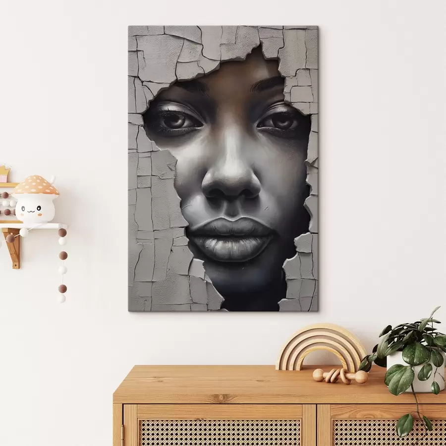 Tablouri Față în crăpăturile zidului s44495