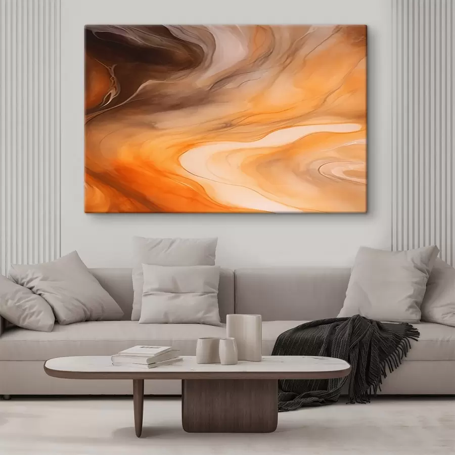 Tablouri Valuri abstracte calde s44496