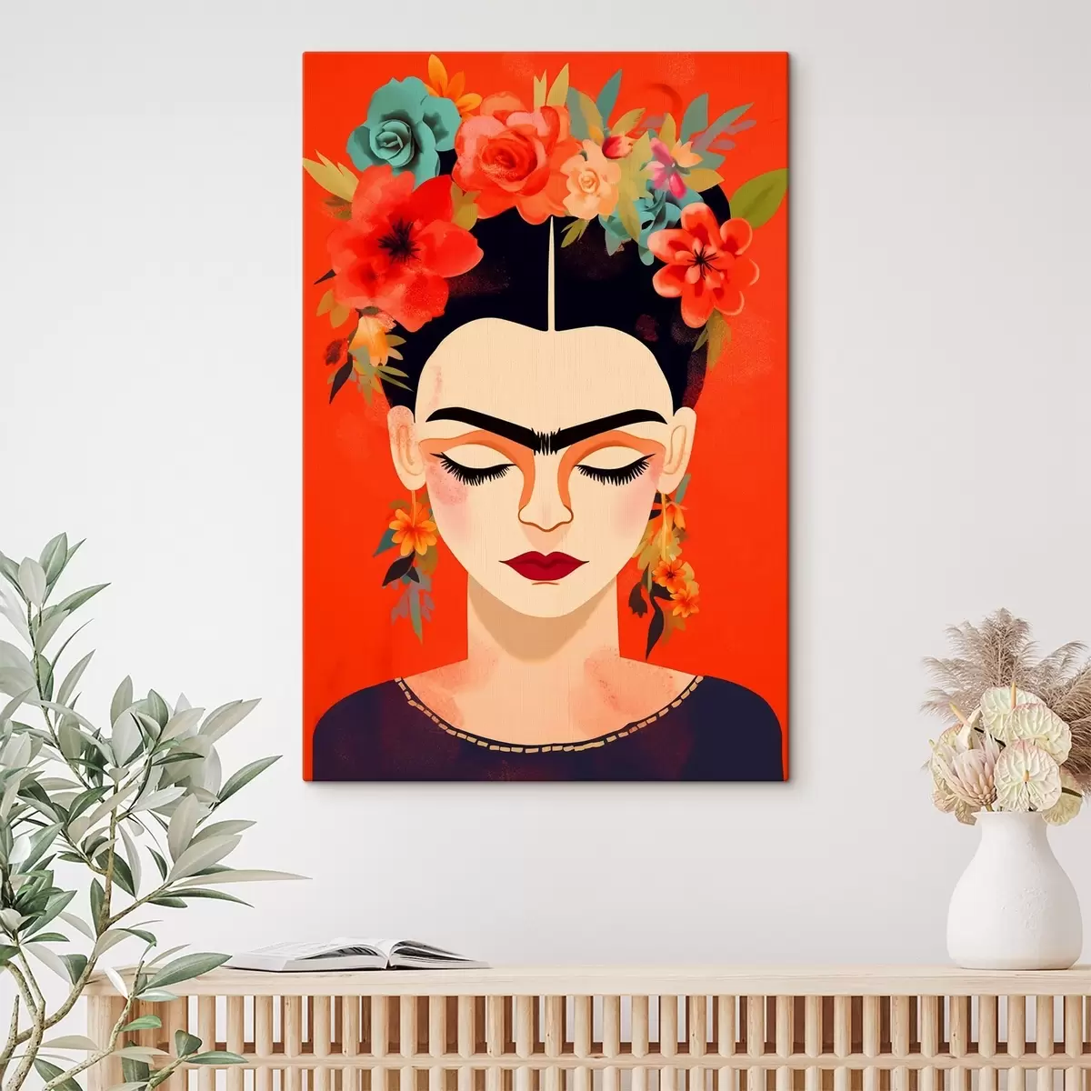 Tablouri Frida cu flori s44499