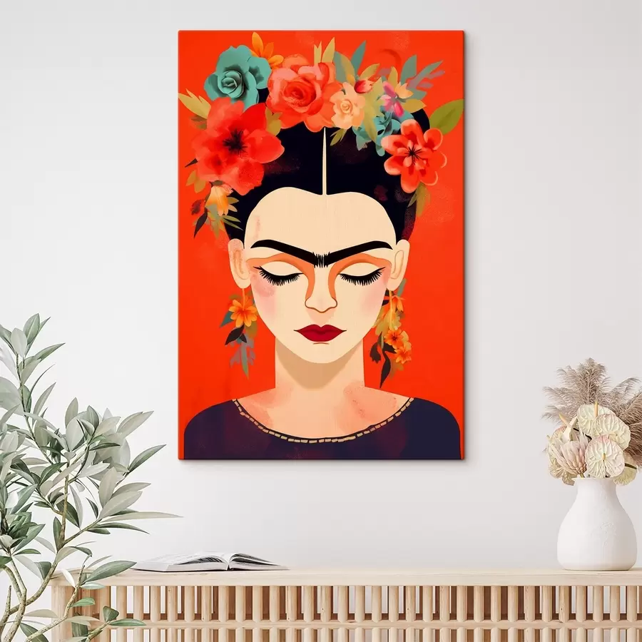 Tablouri Frida cu flori s44499