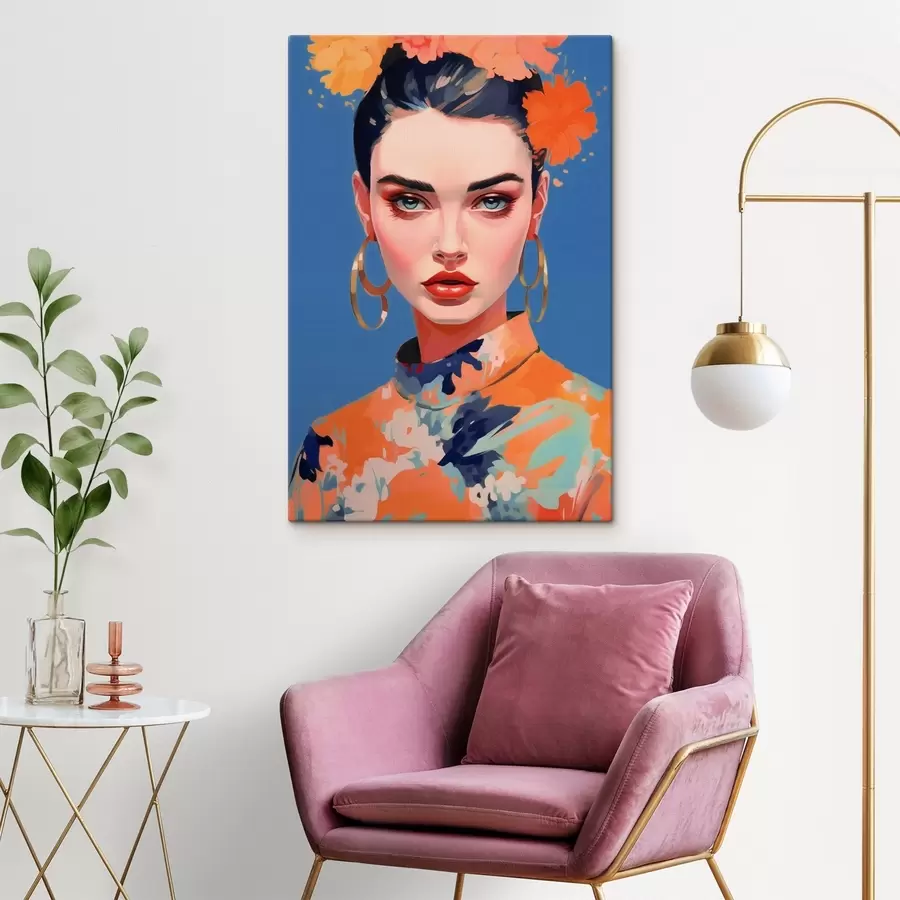 Tablouri Portret cu cercei s44500