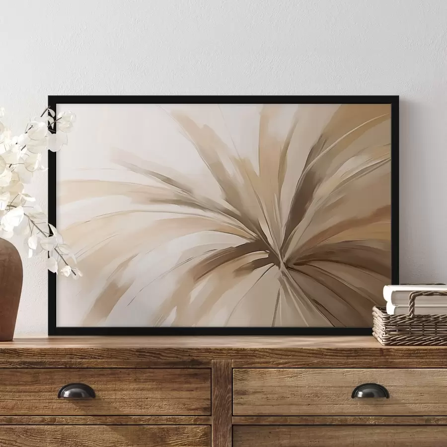 fototapet Strokes în formă de floare f44487