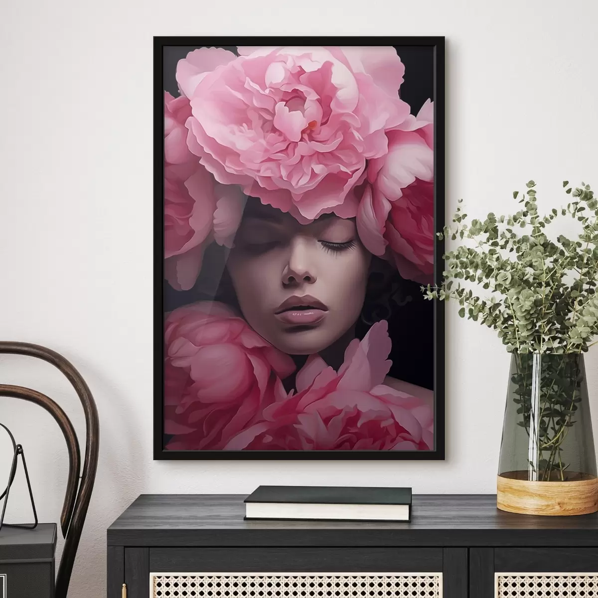 Poster Față în petale f44490