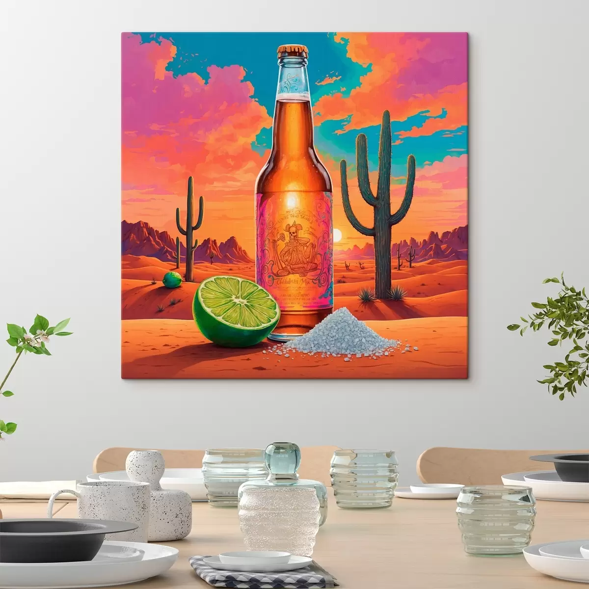 Tablouri Bere și var pe fundalul pustietăților americane s44438