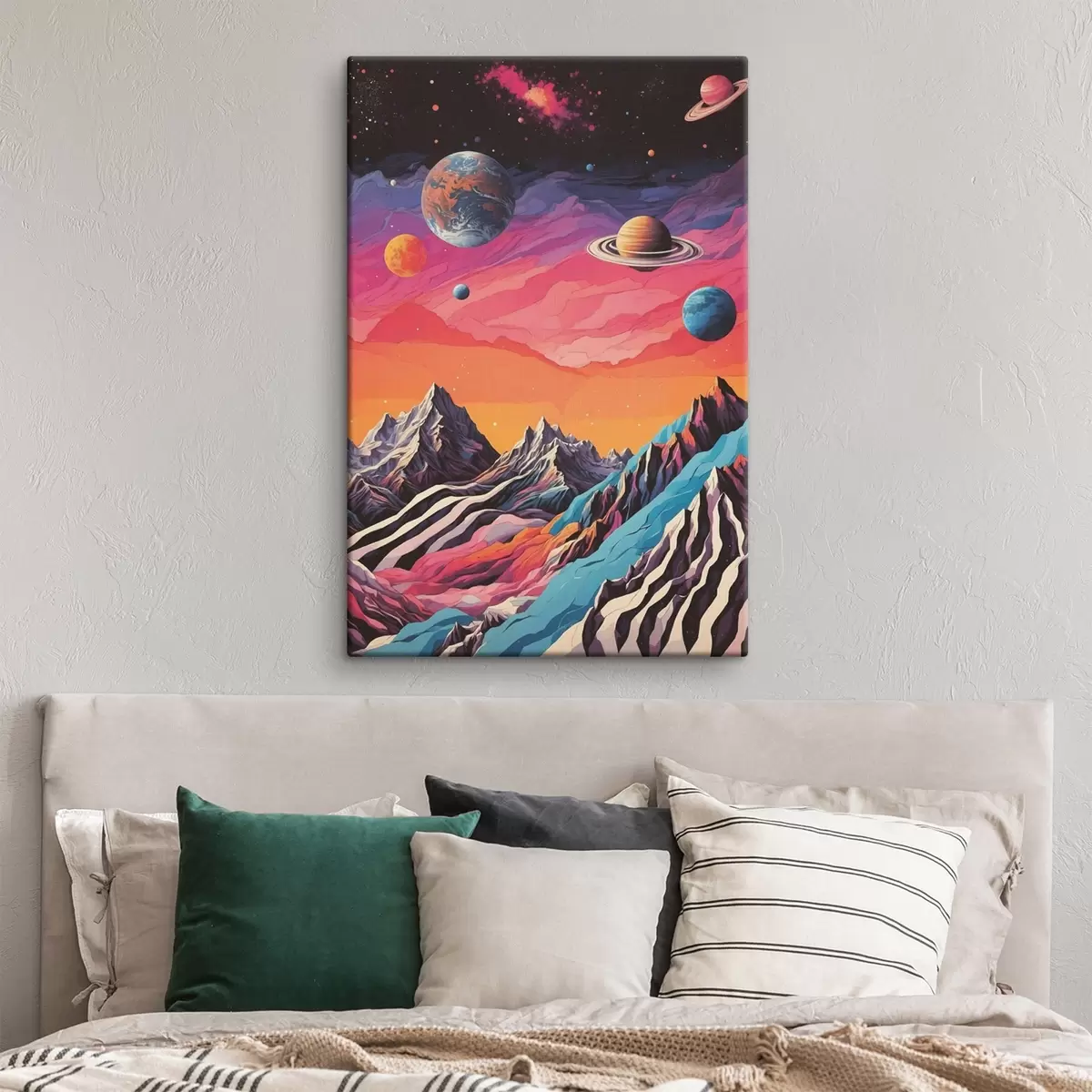 Tablouri Paradă de planete și munți s44443