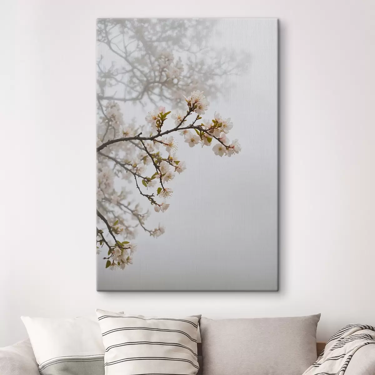 Tablouri Copac înflorit în ceață s44473