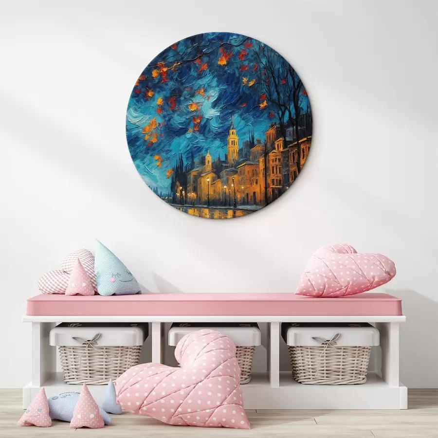 Tablouri Noapte Londra în stil pictură acrilică r44453