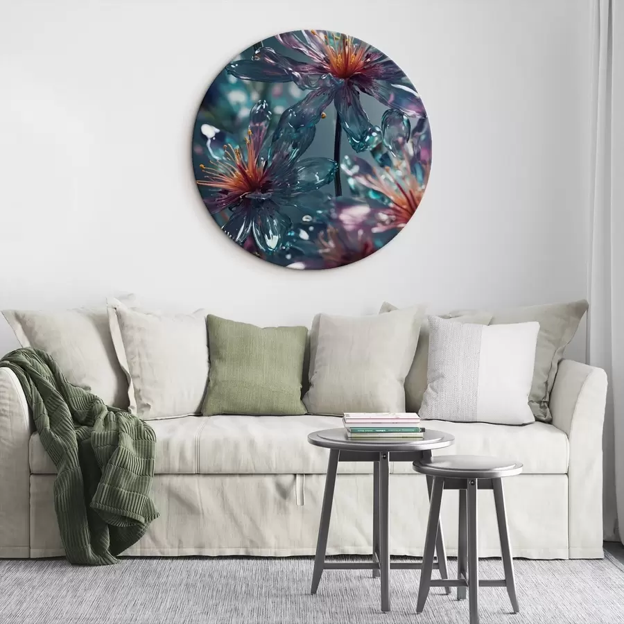 Tablouri Flori transparente pe fundal încețoșat r44469