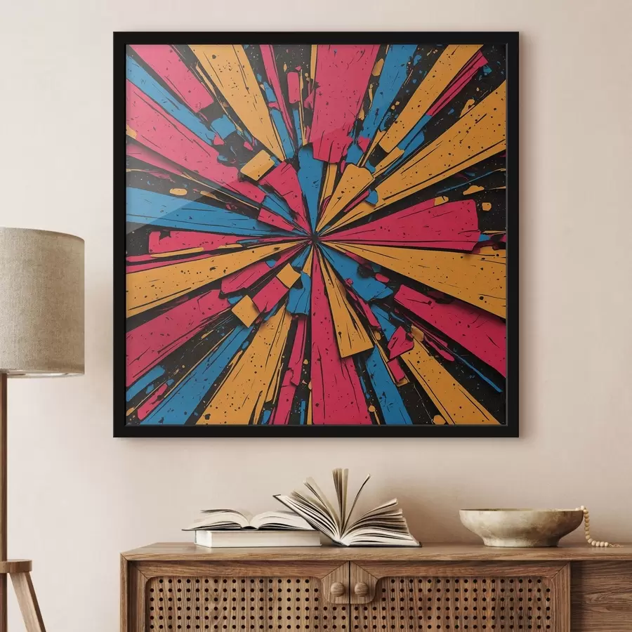 fototapet Pictură abstractă multicoloră f44461