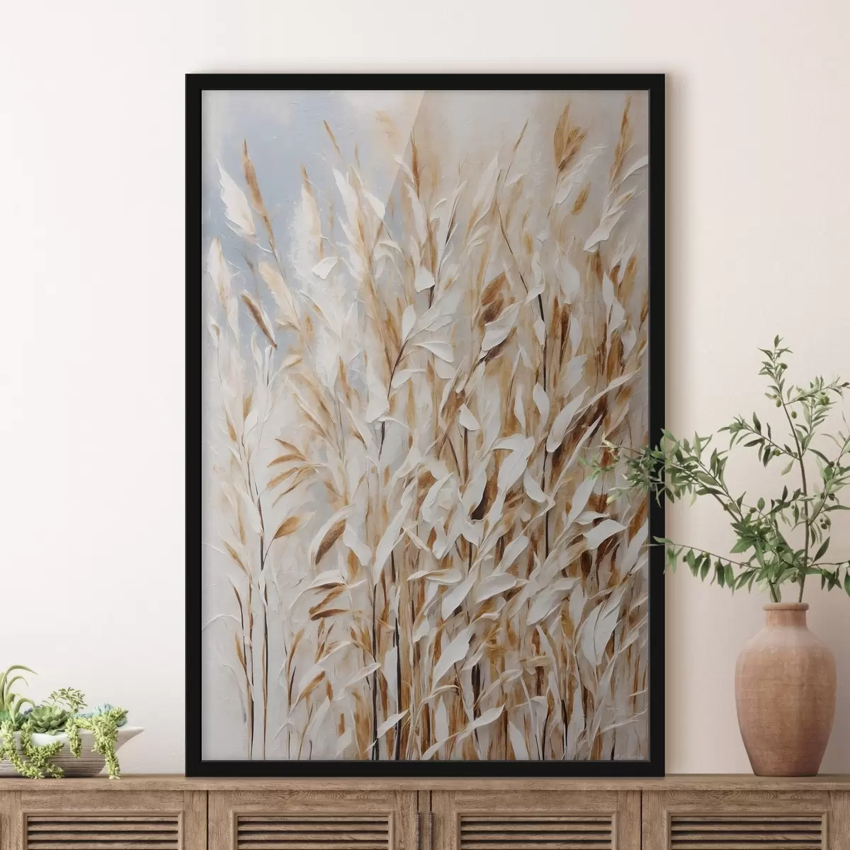 Poster Grâu abstract în stilul picturii acrilice f44467