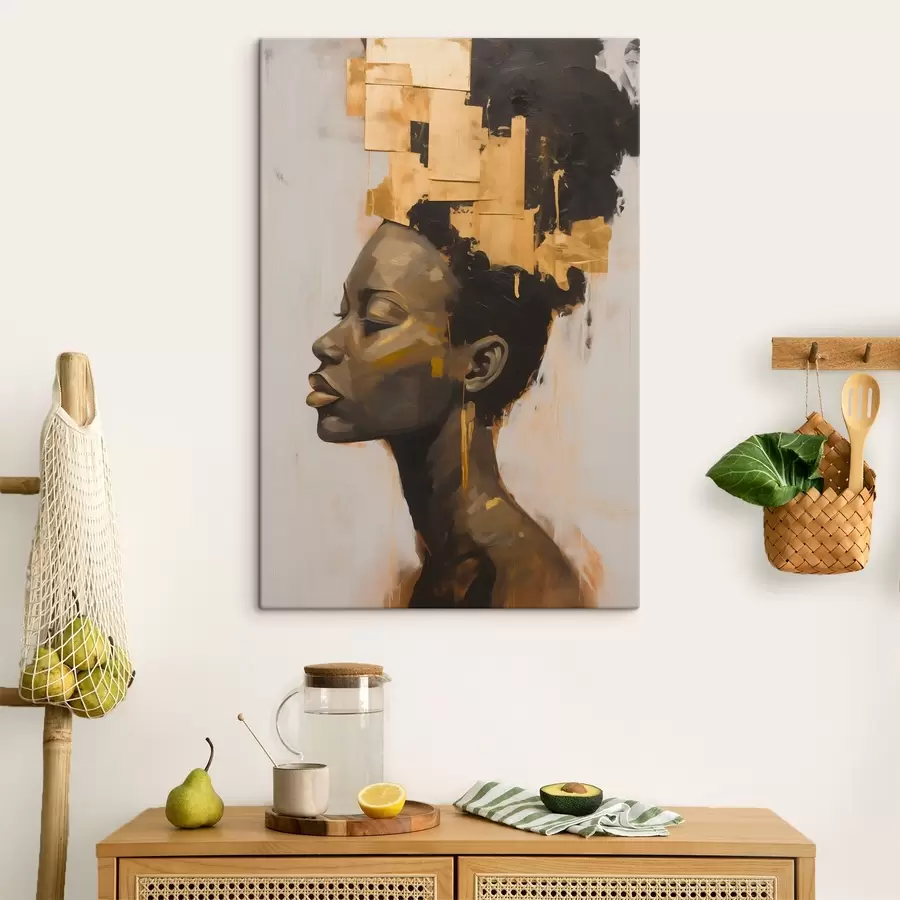 Tablouri Portret de femeie abstract s44520