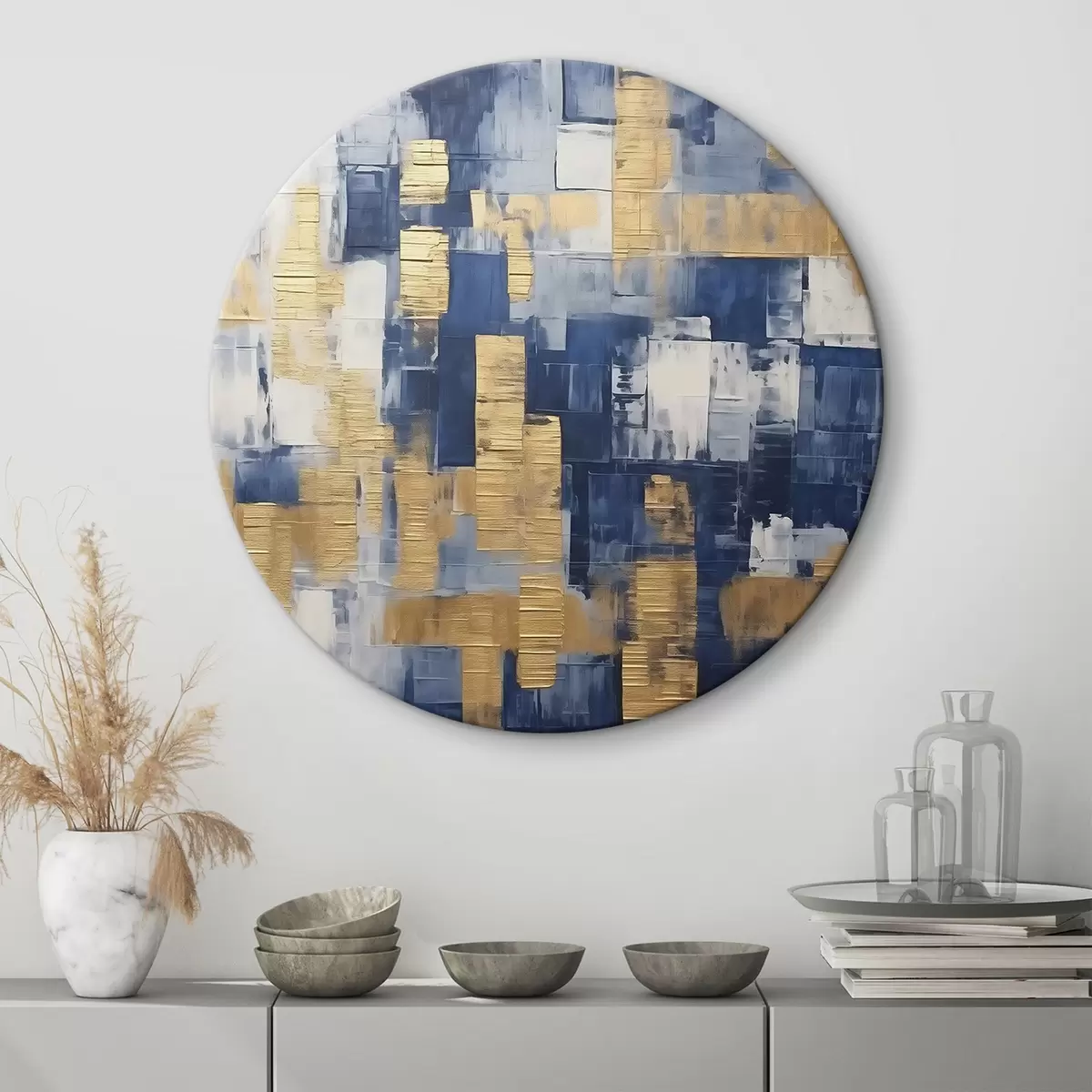 Picturi rotunde Abstracție în stil modern r44518