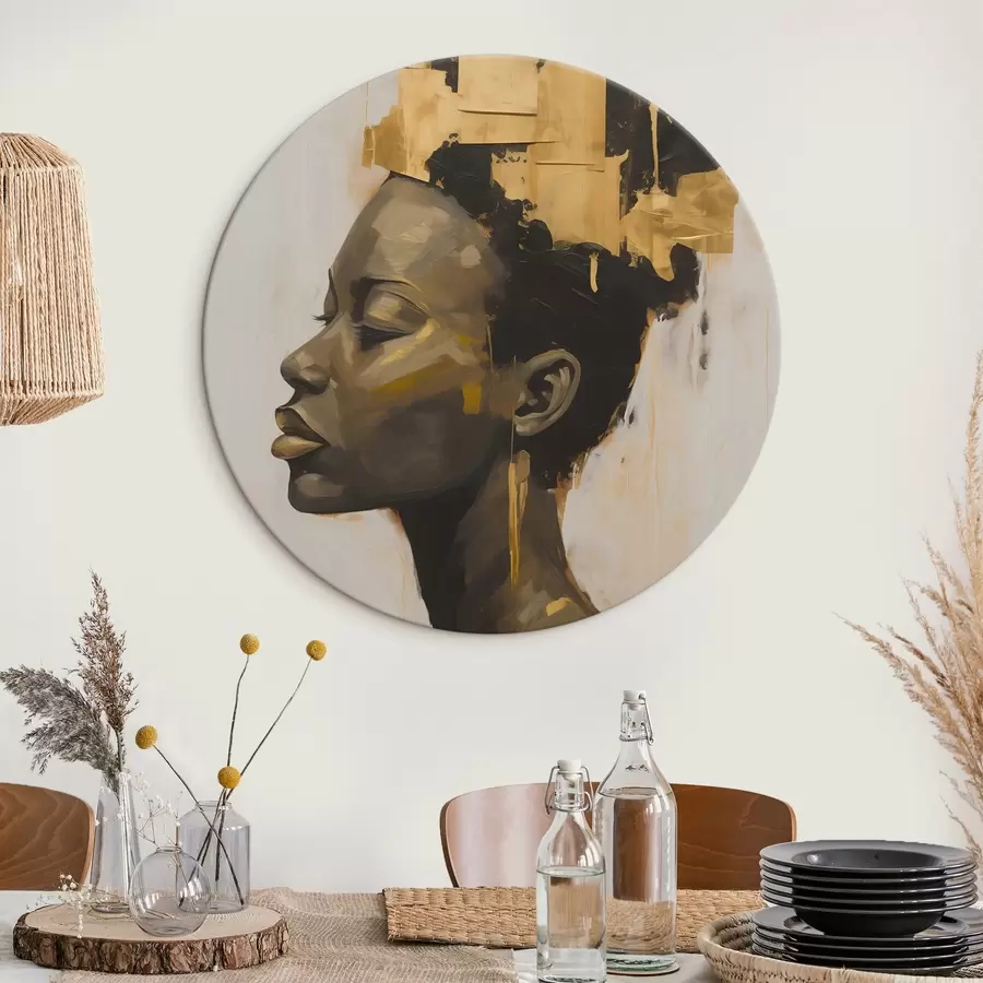 Tablouri Portret de femeie abstract r44520