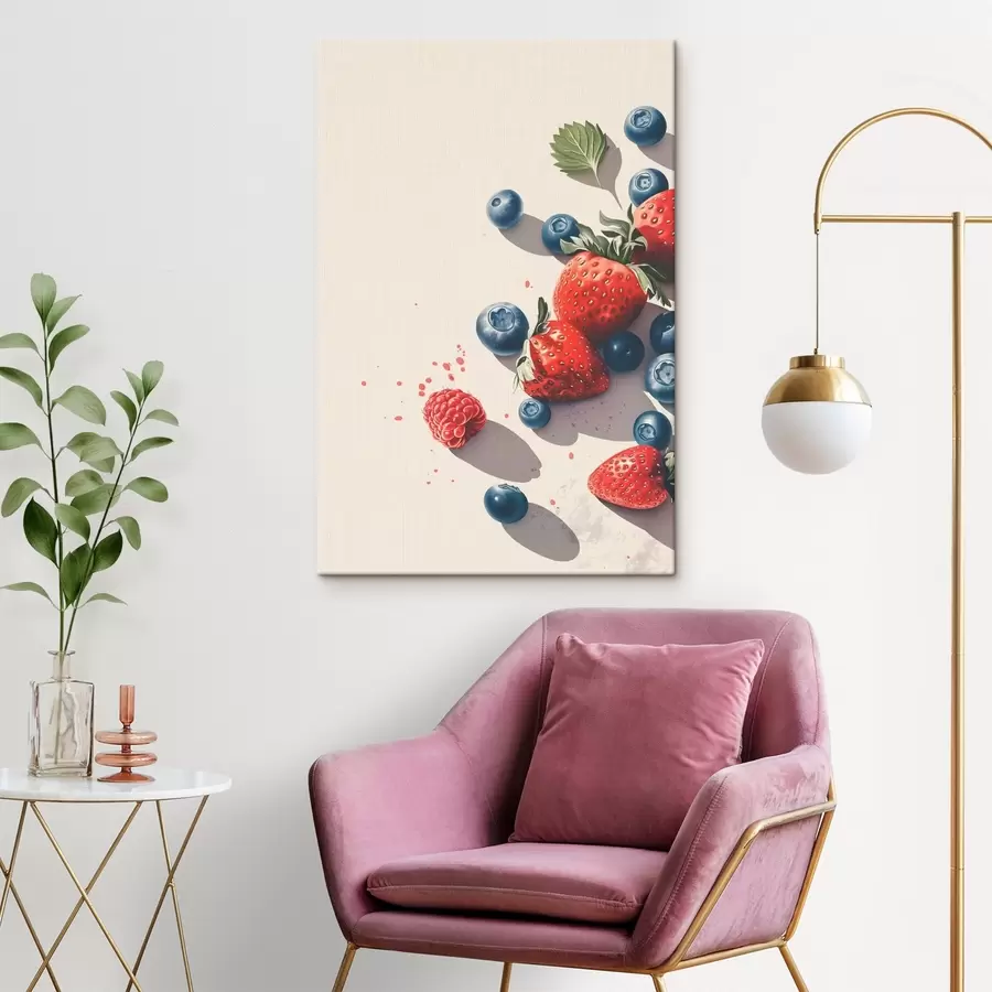 Tablouri Fructe de pădure în lumină s44525