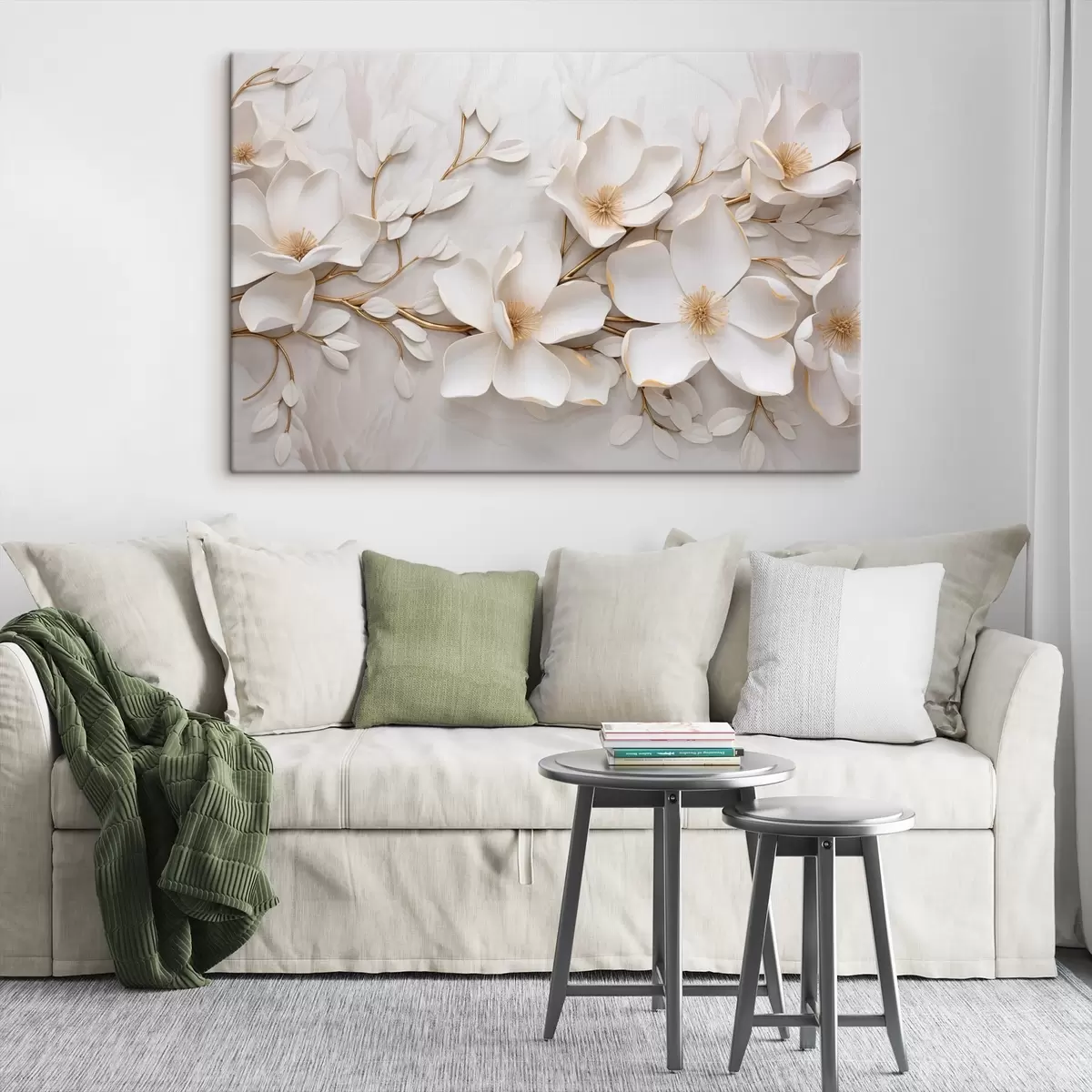 Tablouri Flori albe s44547