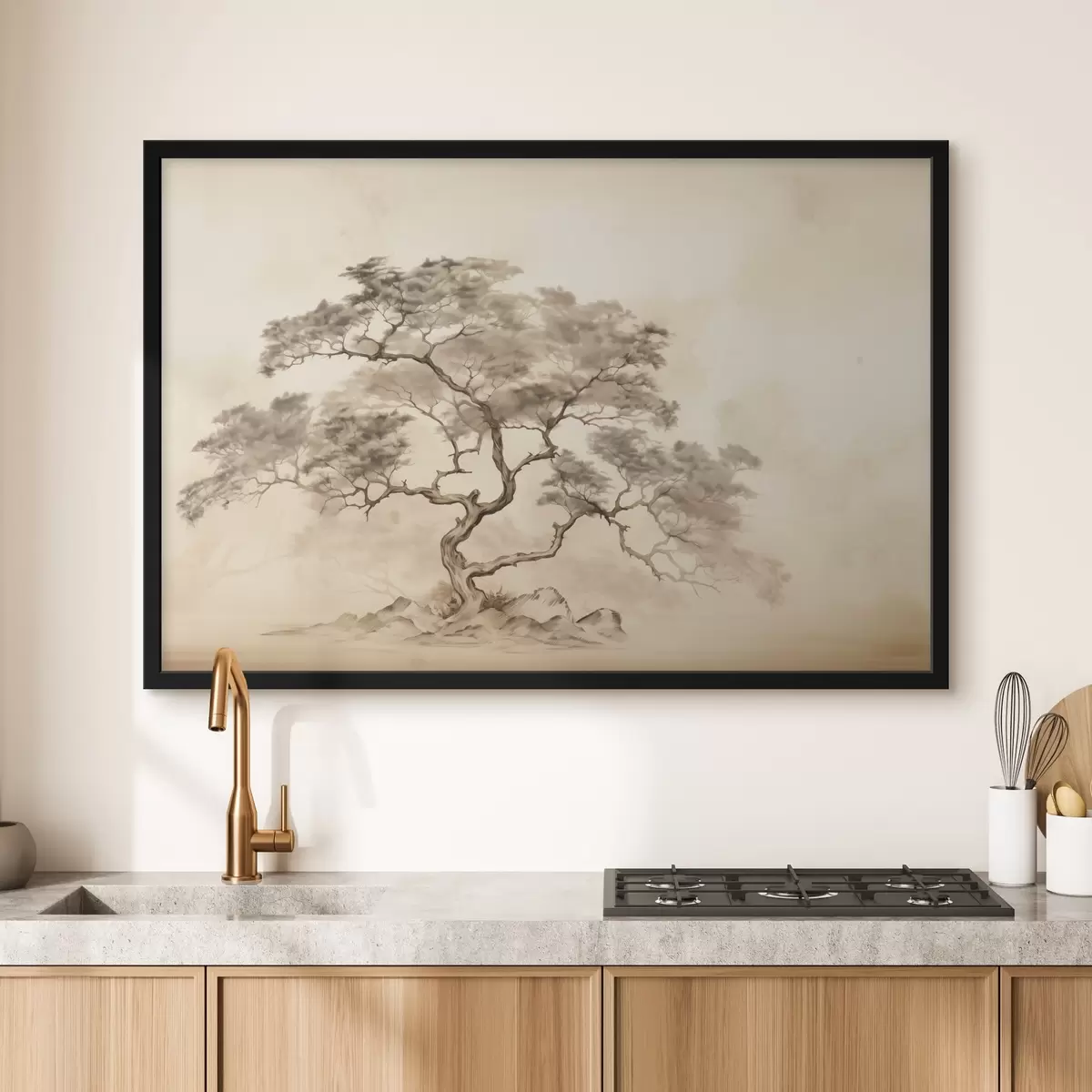 Poster Copac pe un deal f44523