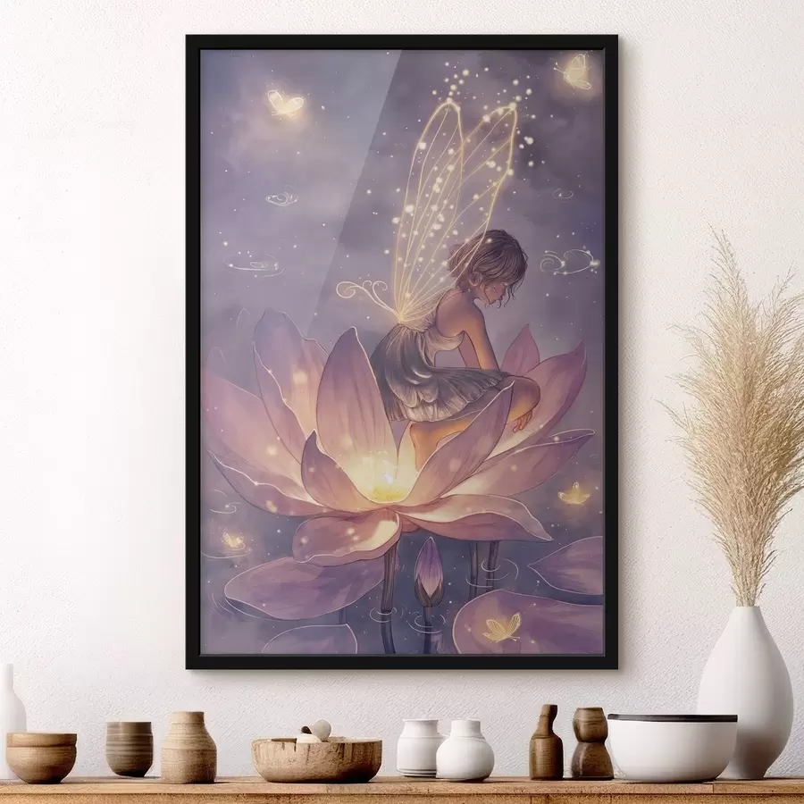 fototapet Zână pe o floare f44533