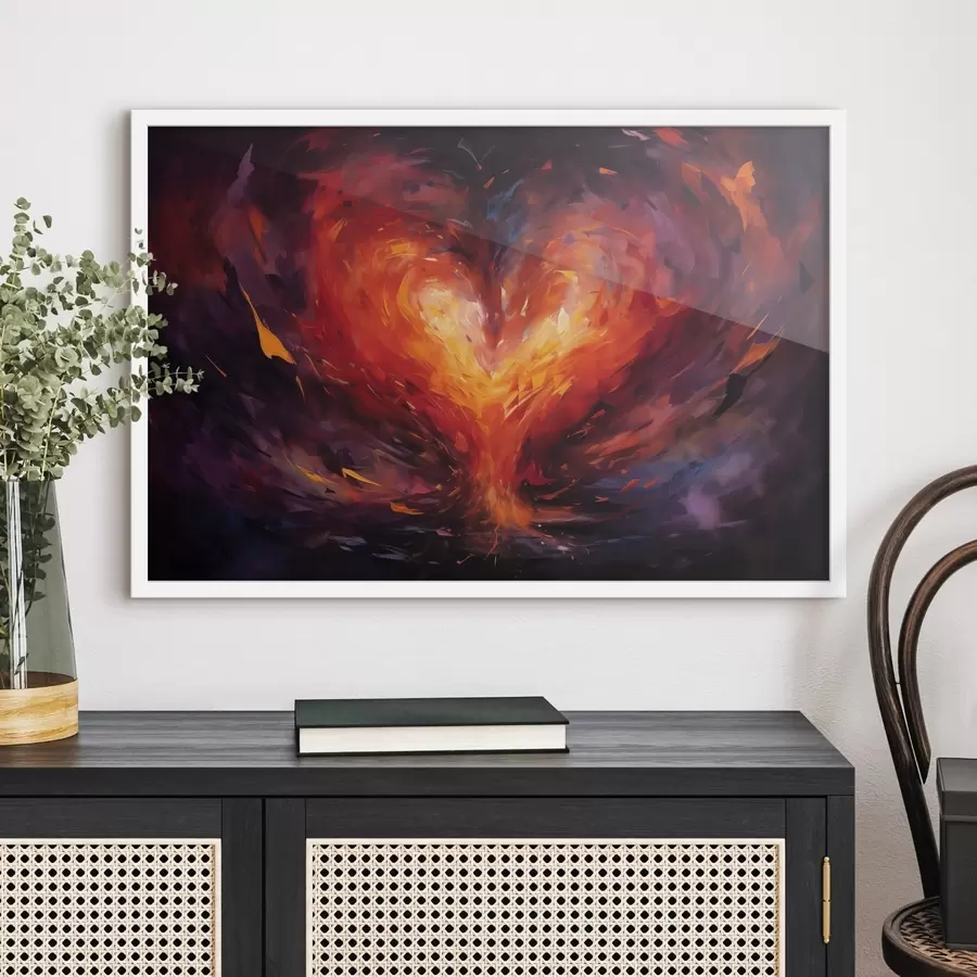 fototapet Inimă arzătoare f44537