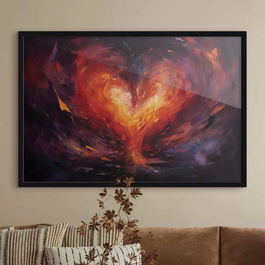 fototapet Inimă arzătoare f44537