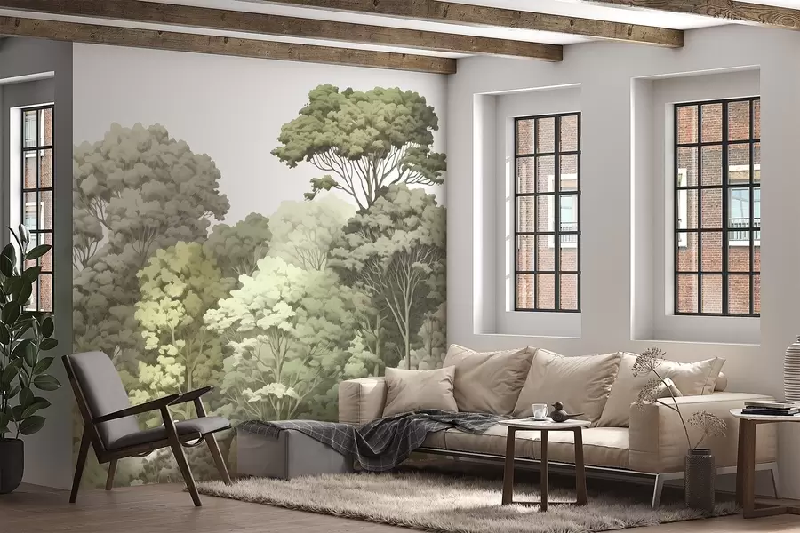 fototapet Coroane de pădure w04044