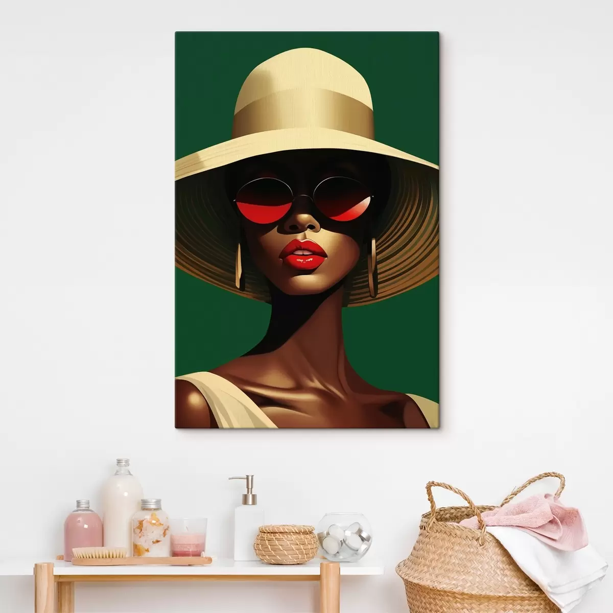 Tablouri Fată în pălărie s44559