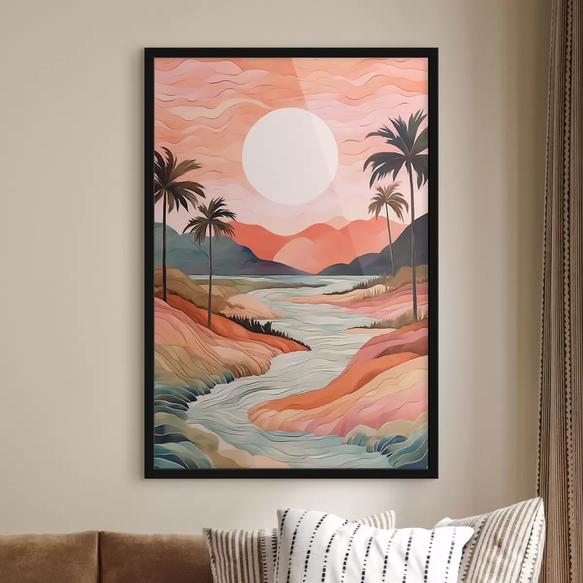 Poster Peisaj cu râu f44568