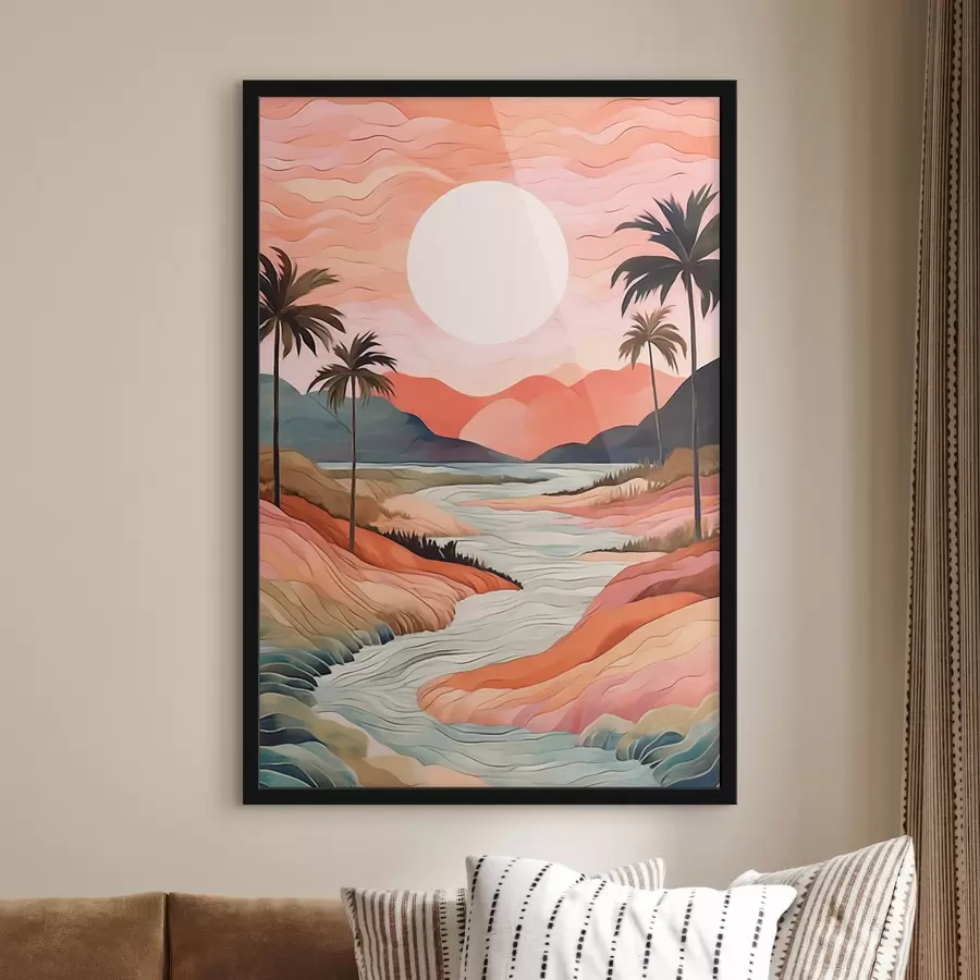 fototapet Peisaj cu râu f44568