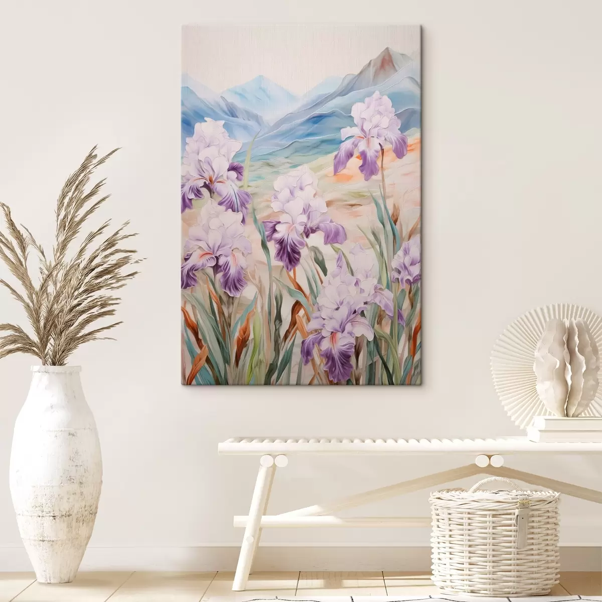 Tablouri Irisuri pe fundalul munților s44599
