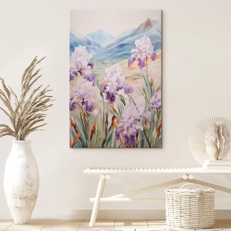 Tablouri Irisuri pe fundalul munților s44599