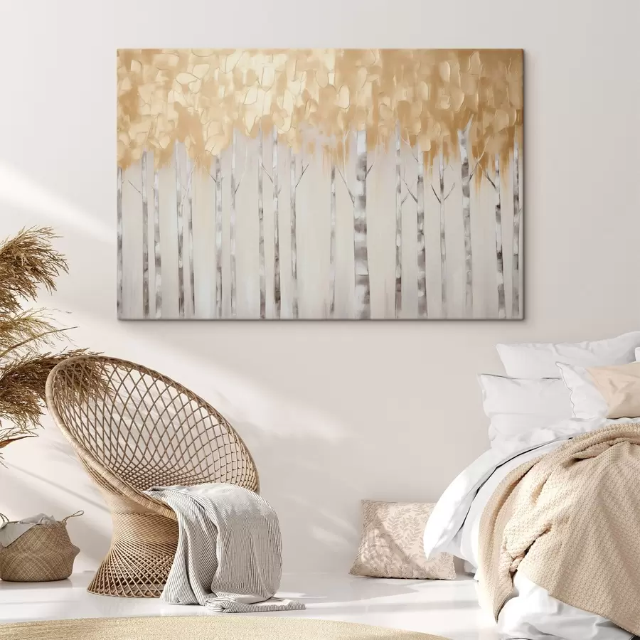 Tablouri Pictura imitație arbori de mesteacăn s44637