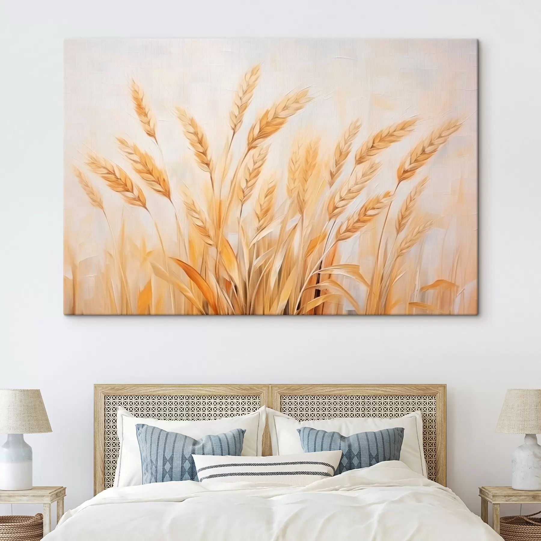 fototapet Ochi de grâu imitație de pictură s44642