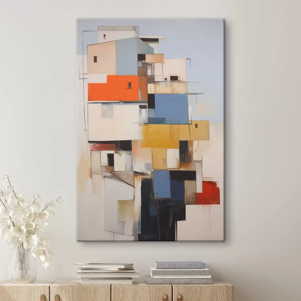 Tablouri Casa abstractă imitație pictura s44645