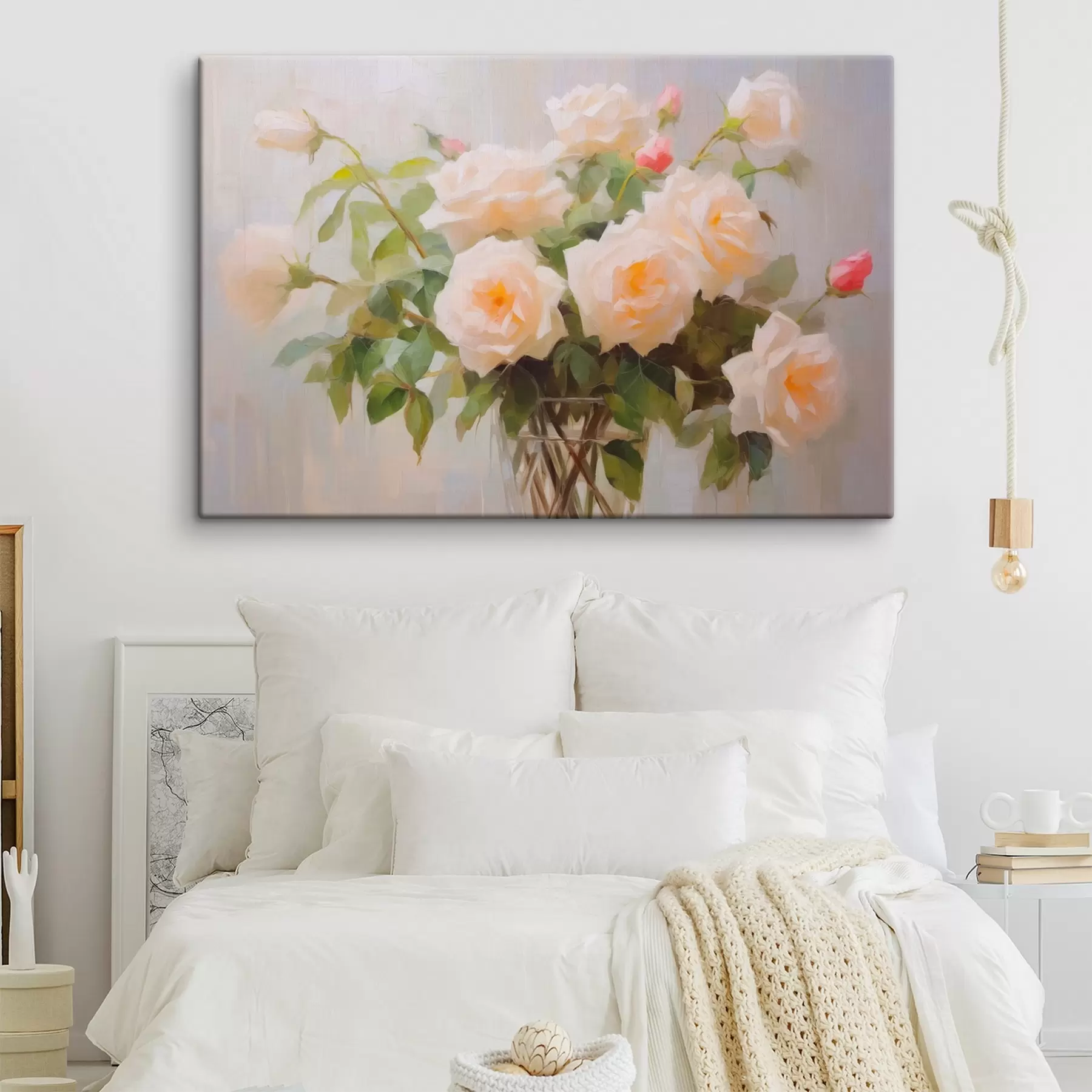 Tablouri Buchet de trandafiri într-o vază s44652