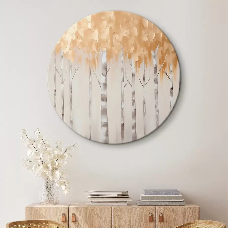 Tablouri Pictura imitație arbori de mesteacăn r44637