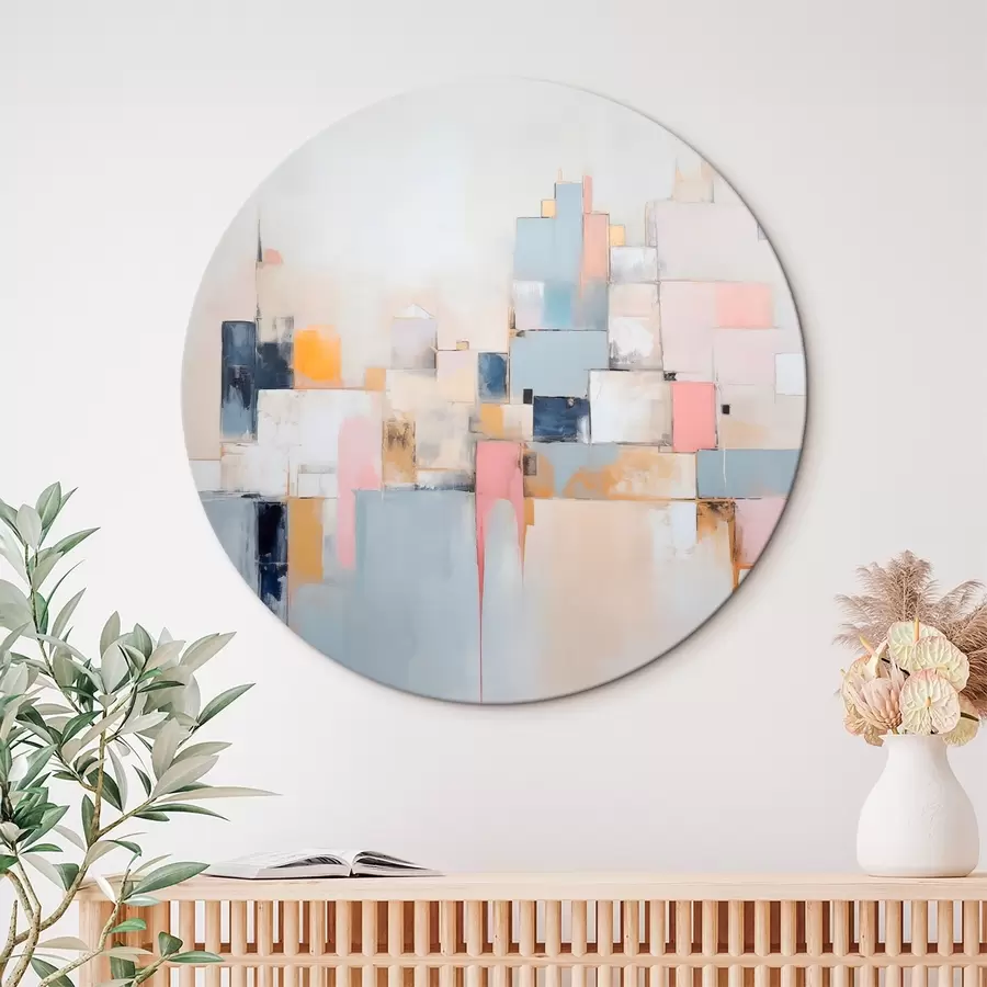 Tablouri Pictura abstractă de imitație a orașului r44638